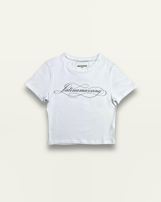 "Latinamaxxing" Women's Baby Tee