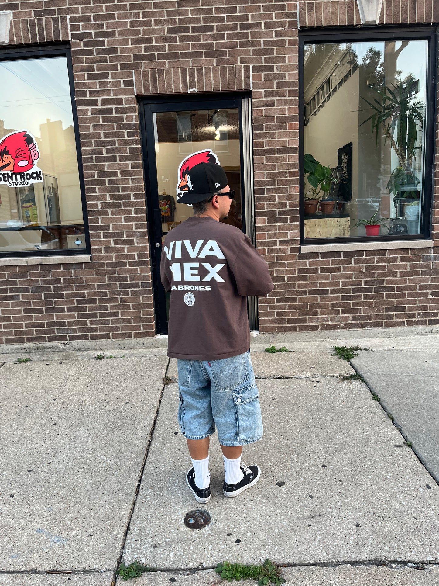 "VIVA MEX CABRONES" OVERSIZED BOXY TEE
