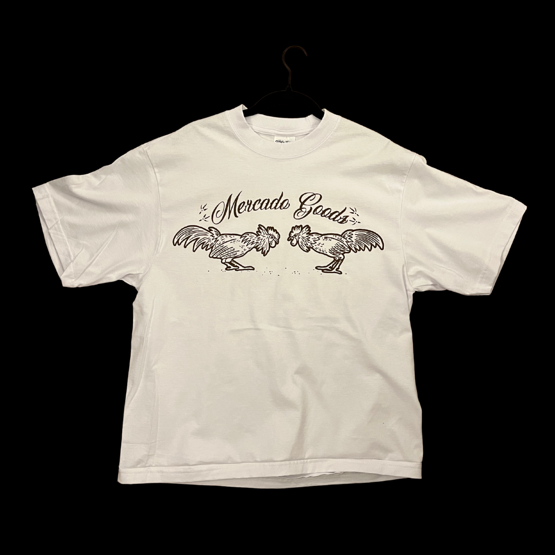 "Abrazos no Blazos" White Tee